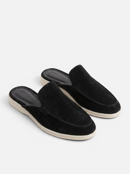 Montviro | Men’s Slip-On Mule Loafers – Suede Feel Everyday Style