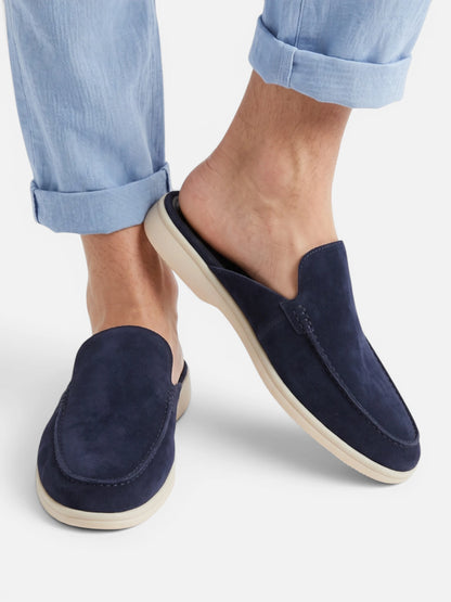 Montviro | Men’s Slip-On Mule Loafers – Suede Feel Everyday Style