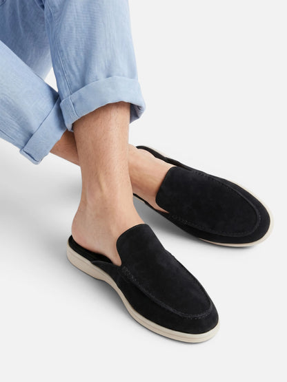 Montviro | Men’s Slip-On Mule Loafers – Suede Feel Everyday Style