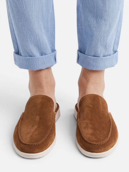 Montviro | Men’s Slip-On Mule Loafers – Suede Feel Everyday Style