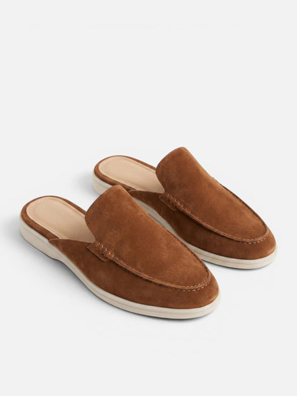 Montviro | Men’s Slip-On Mule Loafers – Suede Feel Everyday Style