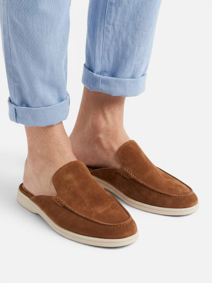 Montviro | Men’s Slip-On Mule Loafers – Suede Feel Everyday Style