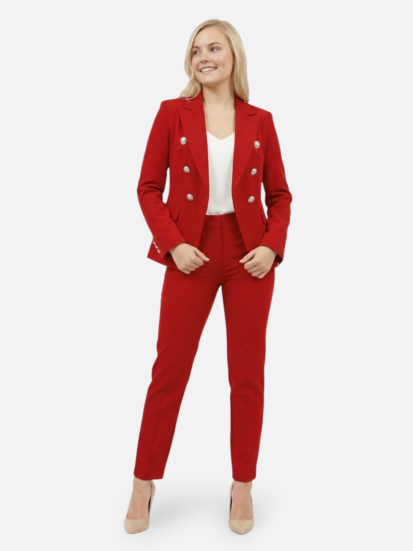 Montviro | Women’s Double-Breasted Tailored Suit – Timeless Elegance