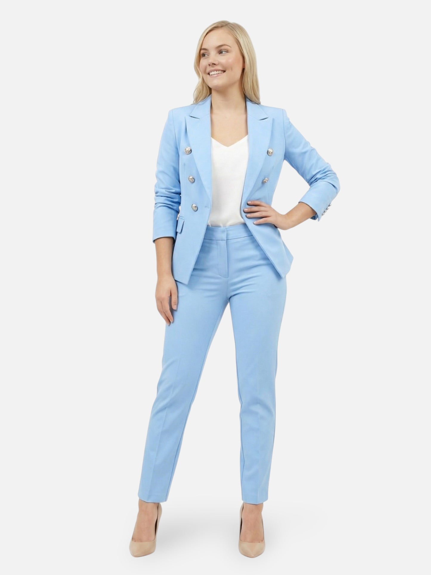 Montviro | Women’s Double-Breasted Tailored Suit – Timeless Elegance