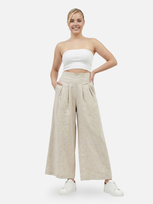Montviro | Women’s High-Waist Wide-Leg Trousers – Fluid Elegance