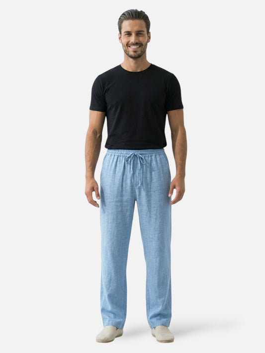 Montviro | Men’s Drawstring Trousers – Relaxed Straight-Leg Fit