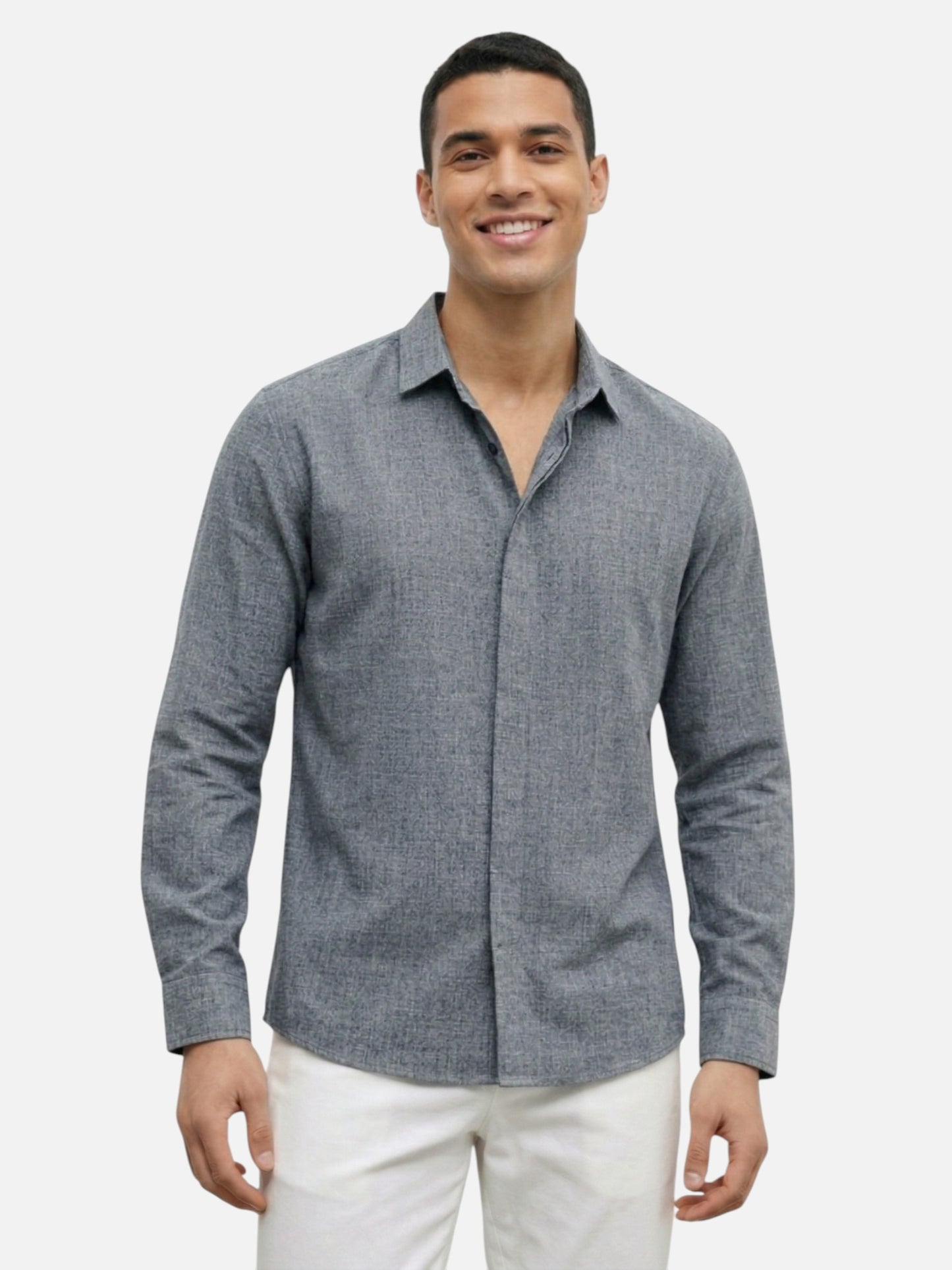 Montviro | Men’s Breathable Linen Shirt – Refined Warm-Weather Style