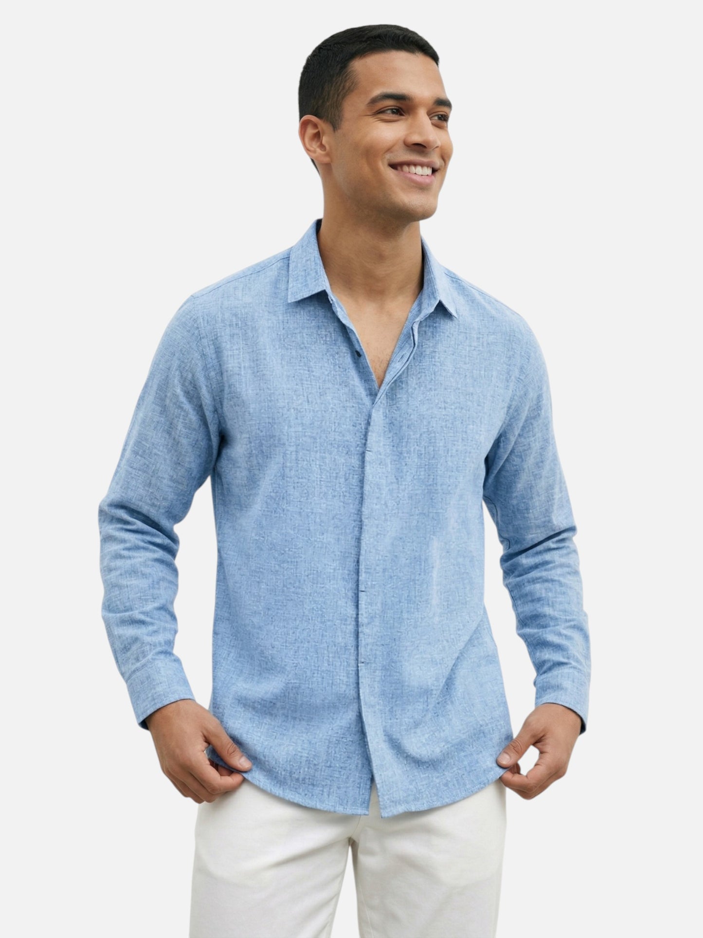 Montviro | Men’s Breathable Linen Shirt – Refined Warm-Weather Style