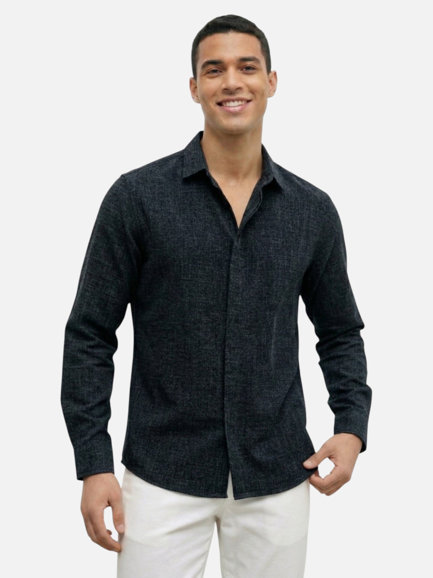 Montviro | Men’s Breathable Linen Shirt – Refined Warm-Weather Style