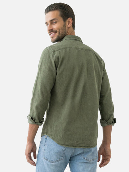 Montviro | Men’s Long Sleeve Shirt – Refined Casual Elegance