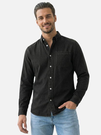 Montviro | Men’s Long Sleeve Shirt – Refined Casual Elegance
