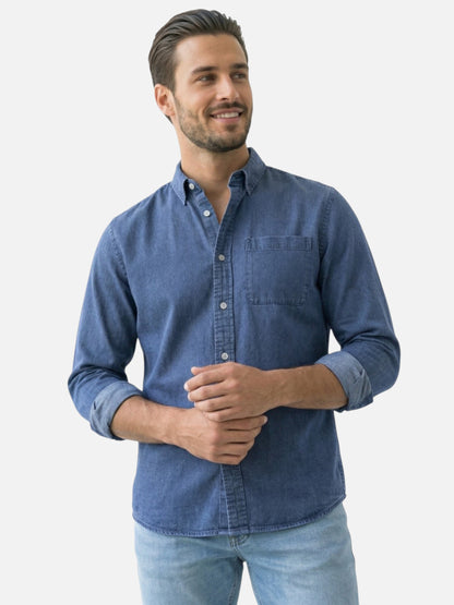Montviro | Men’s Long Sleeve Shirt – Refined Casual Elegance