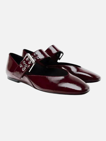 Montviro | Women’s Buckled Mary Jane Flats – Modern Edge