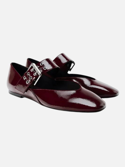 Montviro | Women’s Buckled Mary Jane Flats – Modern Edge