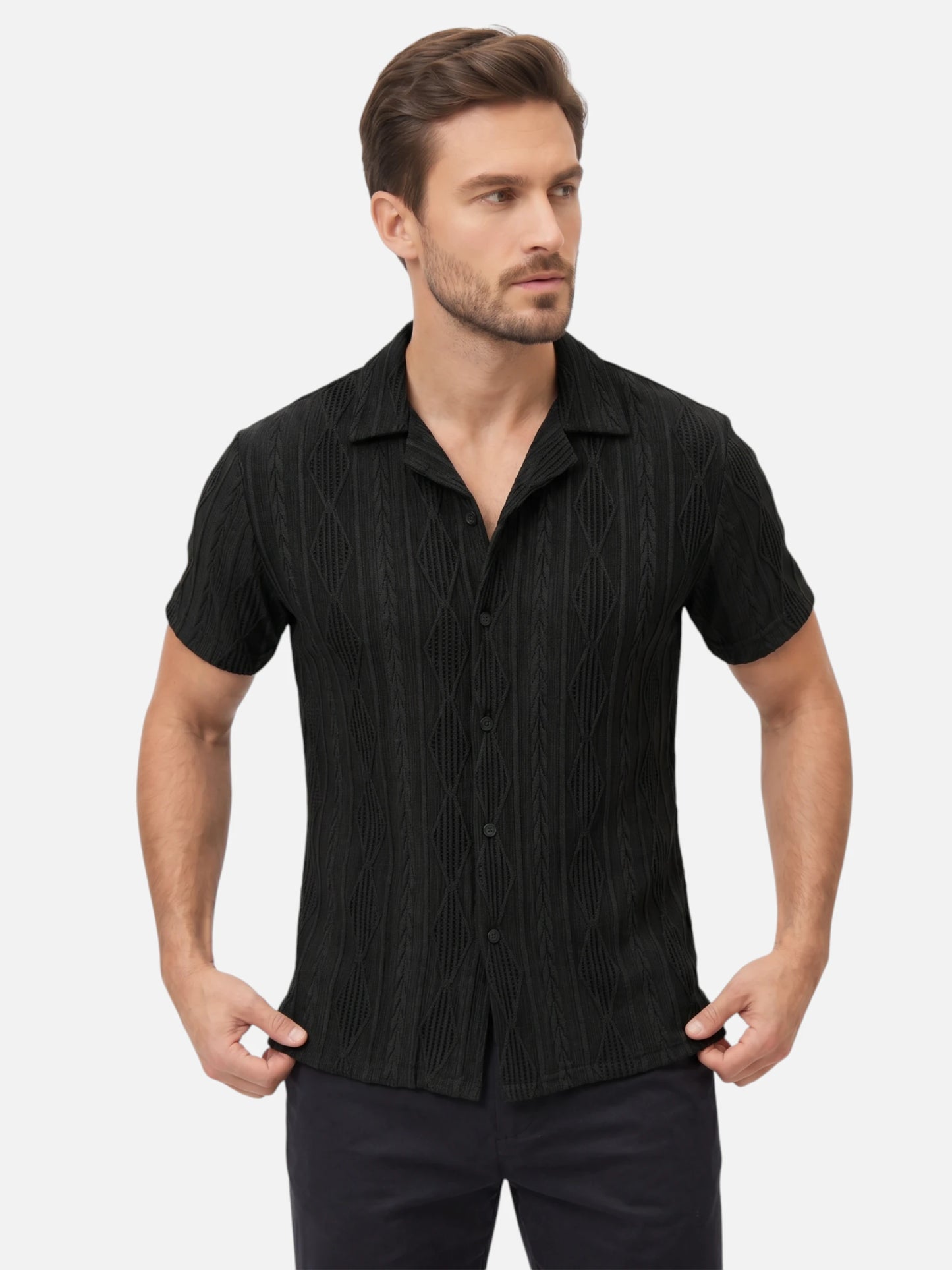 Montviro | Men’s Resort Shirt – Refined Summer Elegance