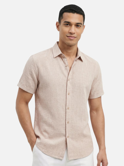 Montviro | Men’s Short Sleeve Shirt – Breathable Linen Style