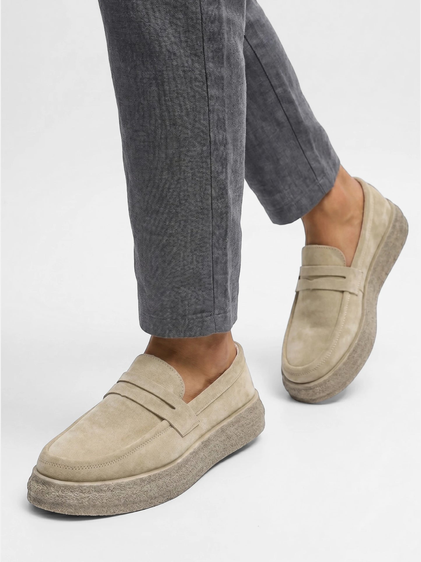Montviro | Men’s Platform Loafers – Lightweight Everyday Comfort