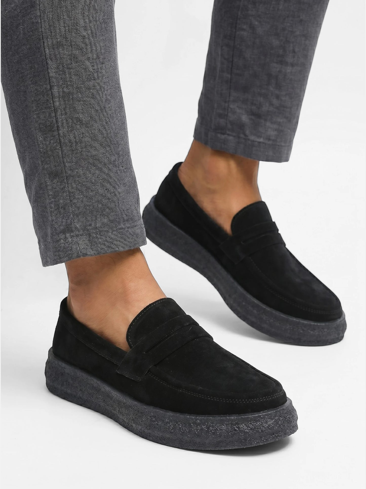 Montviro | Men’s Platform Loafers – Lightweight Everyday Comfort
