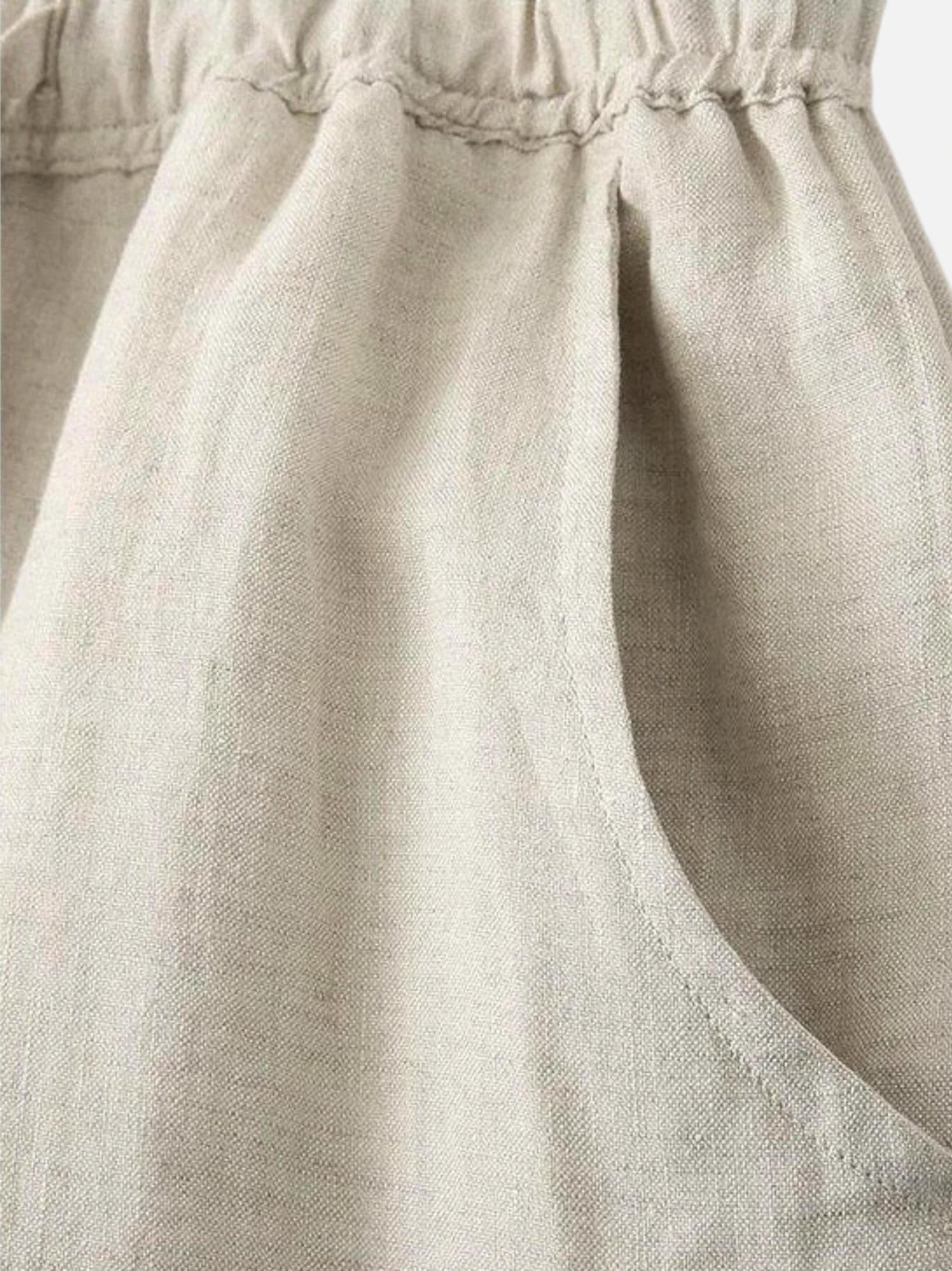 Montviro | Men’s Linen Style Trousers – Coastal Summer Elegance