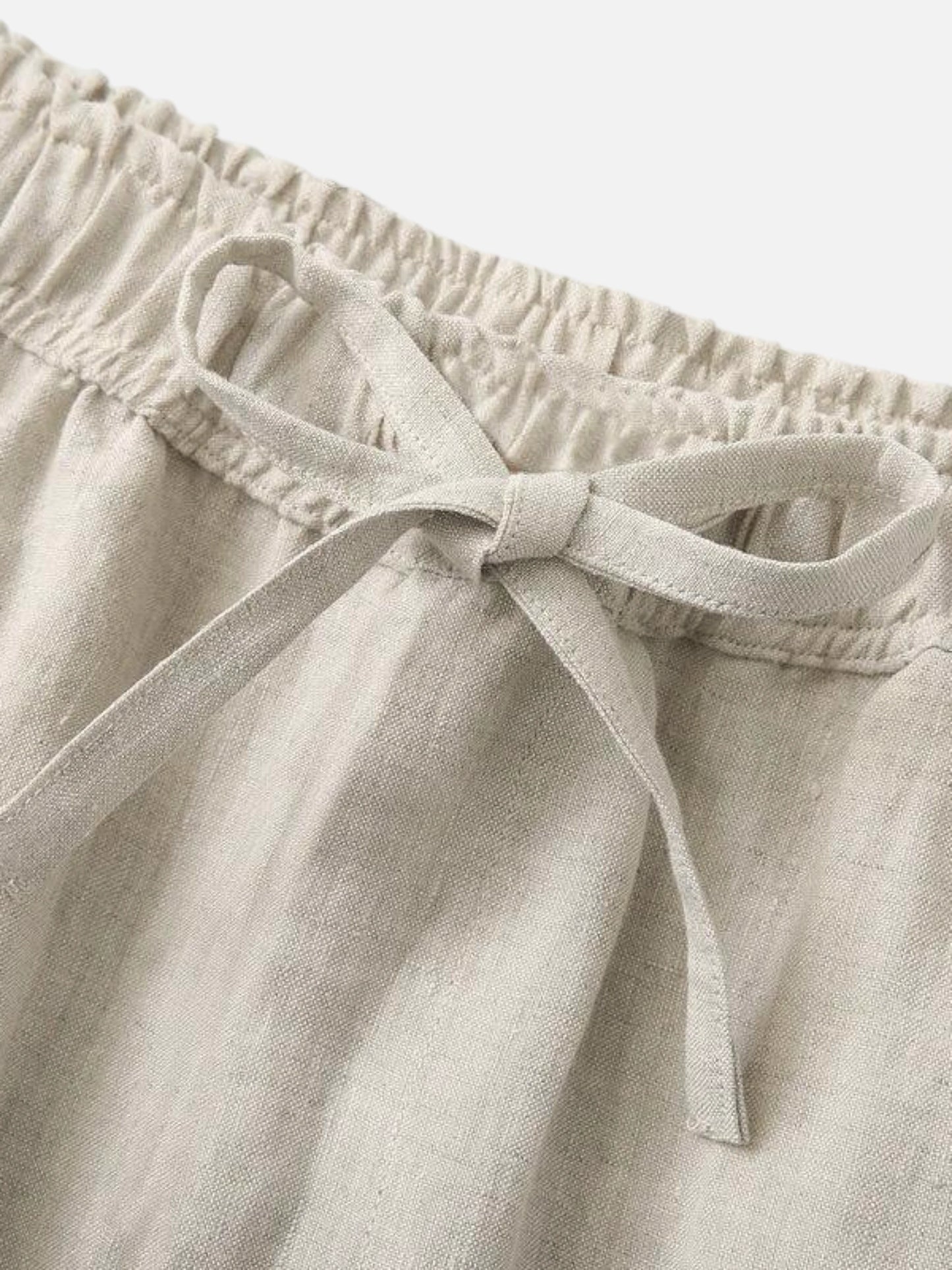 Montviro | Men’s Linen Style Trousers – Coastal Summer Elegance