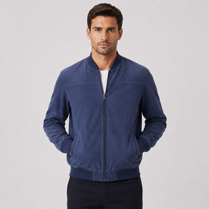 Montviro | Men's Jacket Stand Collar Regular Fit Zip-Up Casual