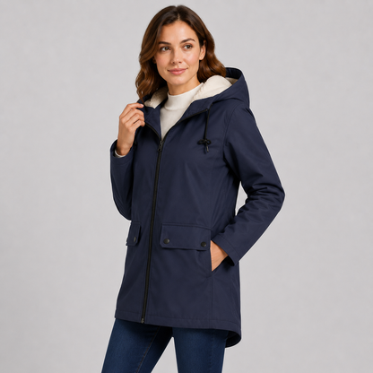 Montviro | Fleece-Lined Hoodie Full-Zip Warm Casual Winter Jacket