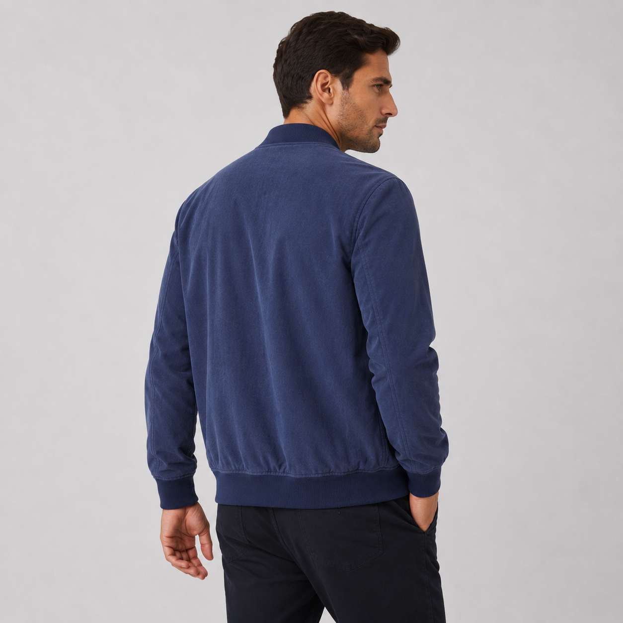 Montviro | Men's Jacket Stand Collar Regular Fit Zip-Up Casual