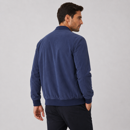 Montviro | Men's Jacket Stand Collar Regular Fit Zip-Up Casual