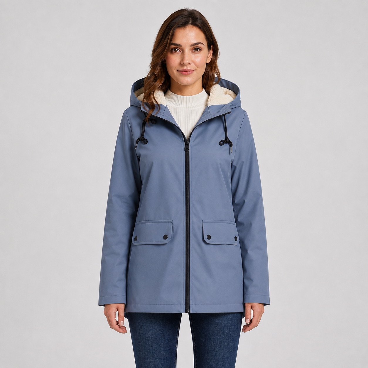 Montviro | Fleece-Lined Hoodie Full-Zip Warm Casual Winter Jacket