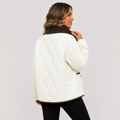 Montviro | Women’s Quilted Puffer Jacket – Warm Short Winter Coat