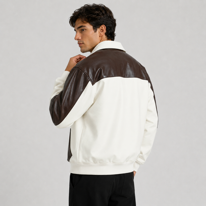 Montviro | Men’s Bomber Jacket Lightweight Zip-Up Color Block