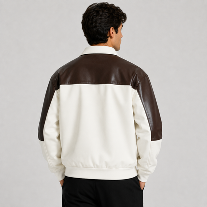 Montviro | Men’s Bomber Jacket Lightweight Zip-Up Color Block