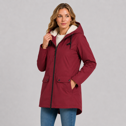 Montviro | Fleece-Lined Hoodie Full-Zip Warm Casual Winter Jacket