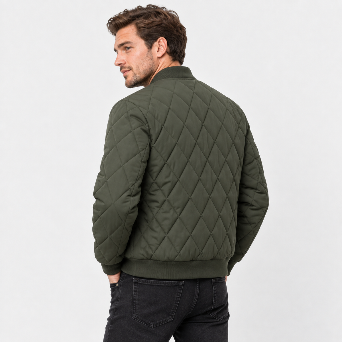 Montviro | Men's Stand Collar Jacket - Zip-Up Fall Winter Outerwear