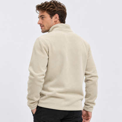 Montviro | Men's Half-Zip Pullover - Solid Color Sweatshirt