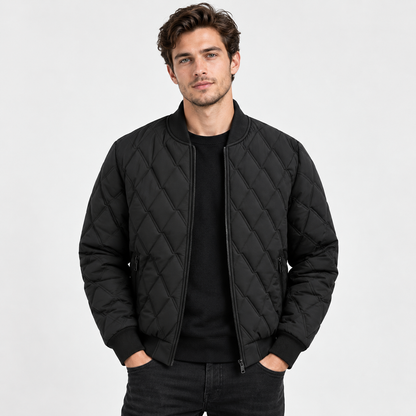Montviro | Men's Stand Collar Jacket - Zip-Up Fall Winter Outerwear