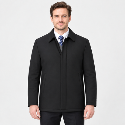 Montviro | Men's Lapel Winter Jacket - Warm Lined Regular Fit