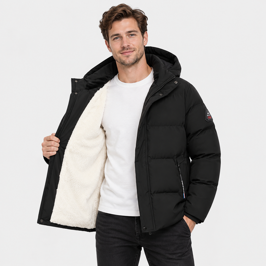 Montviro | Men's Hooded Padded Jacket - Thickened Winter Outerwear