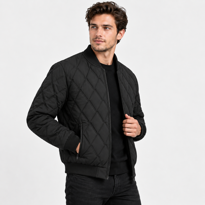 Montviro | Men's Stand Collar Jacket - Zip-Up Fall Winter Outerwear