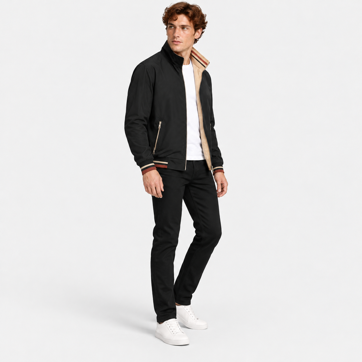 Montviro | Men's Reversible Jacket Loose Fit Casual Fall Winter Coat