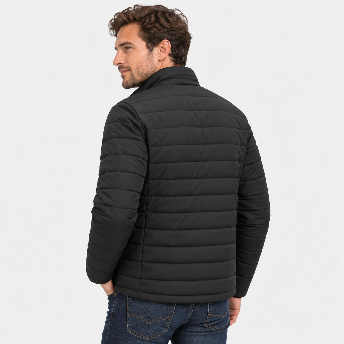 Montviro | Men's Padded Winter Jacket - Stand Collar Windproof Style