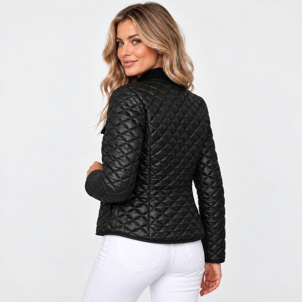 Montviro | Women's Quilted Coat - Solid Color Fall Winter Style