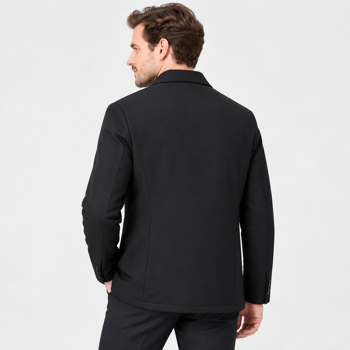 Montviro | Men's Lapel Winter Jacket - Warm Lined Regular Fit