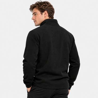 Montviro | Men's Half-Zip Pullover - Solid Color Sweatshirt