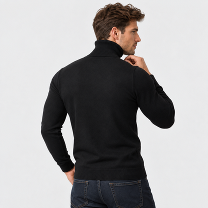 Montviro | Men's Viscose Sweater Rib Knit Crew Neck Regular Fit