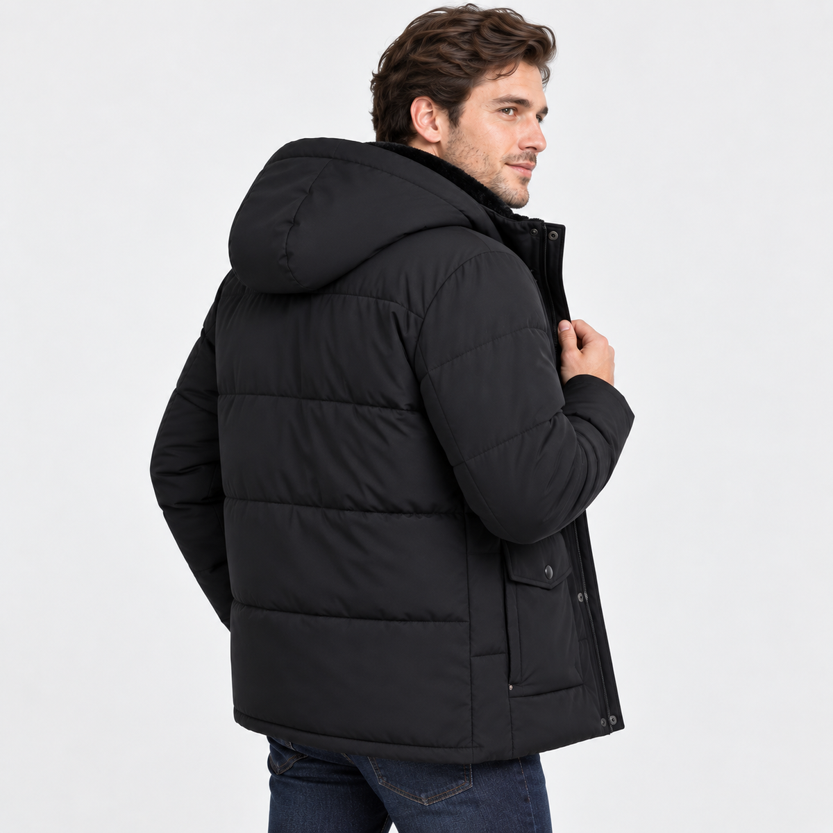 Montviro | Men's Hooded Padded Coat - Thickened Winter Outerwear
