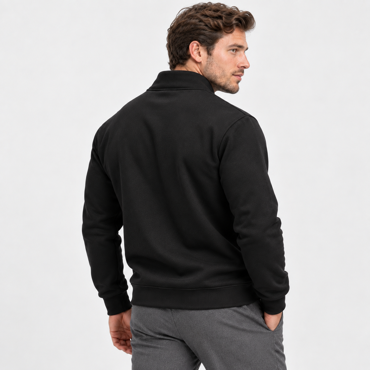 Montviro | Men’s Half Zip Stretch Pullover Sweatshirt Casual Performance Top