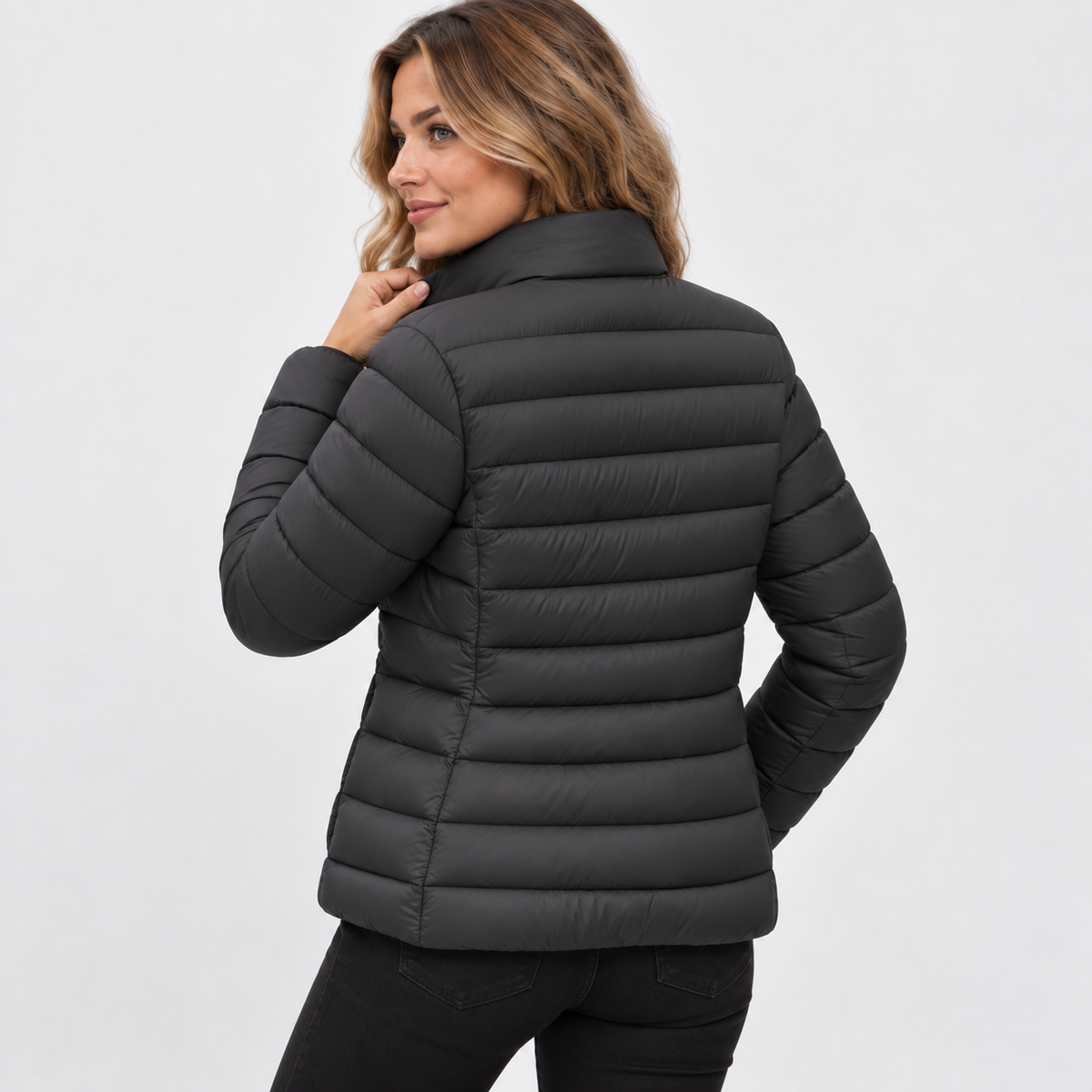 Montviro | Women's Stand Collar Jacket - Quilted Elegant Style