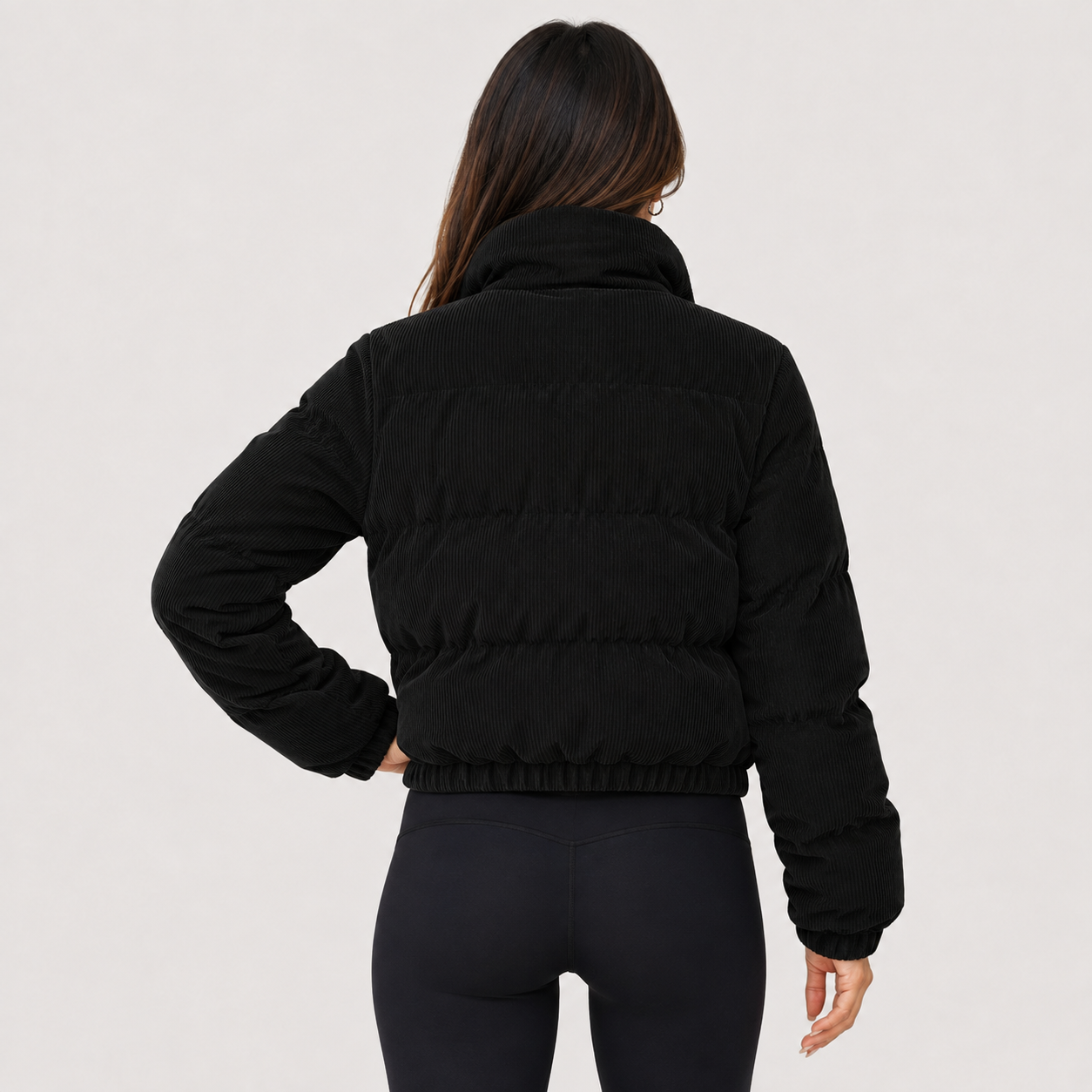 Montviro | Women's Quilted Jacket - Warm Padded Zip-Up Winter Coat