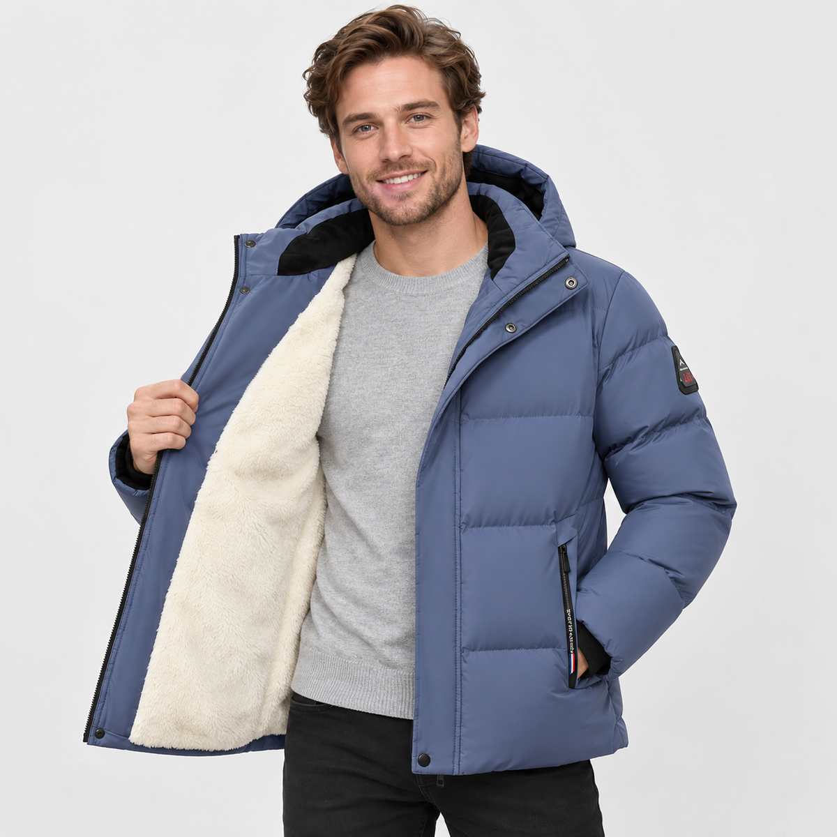 Montviro | Men's Hooded Padded Jacket - Thickened Winter Outerwear